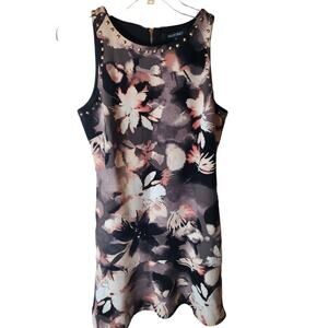 Ellen Tracy Floral Studded Dress, Size 6